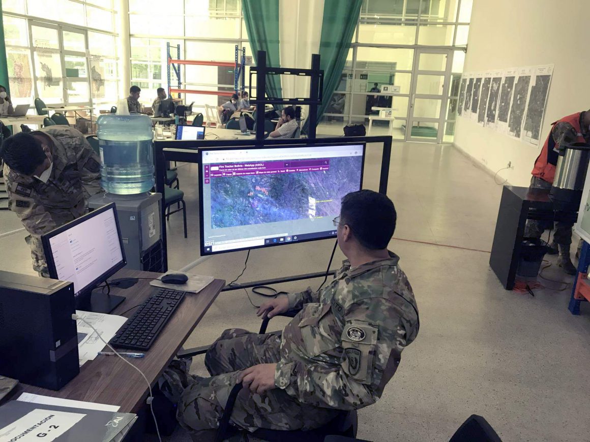 Operations Room in Bolivien. Quelle: DEZA